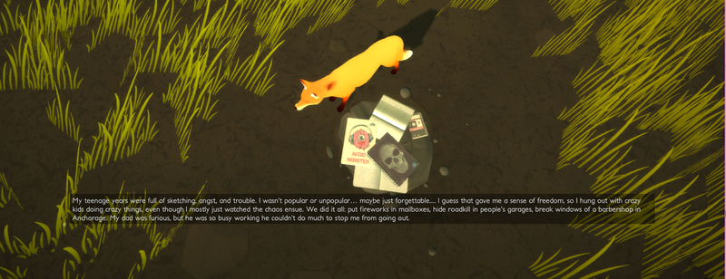 The mother fox digs up some of Joseph’s stuff from his rebellious teenage years.